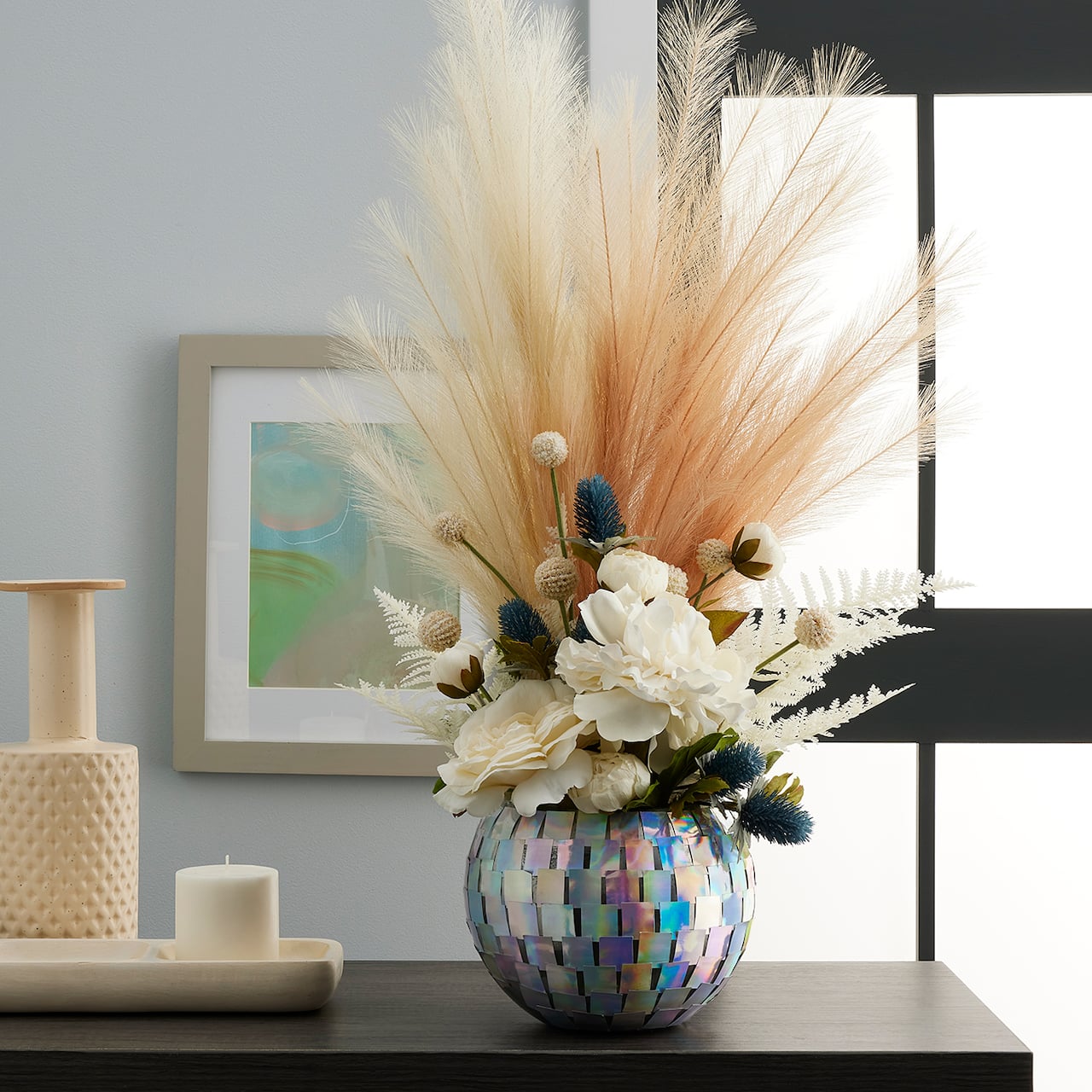 Vase d’aspect boule disco
